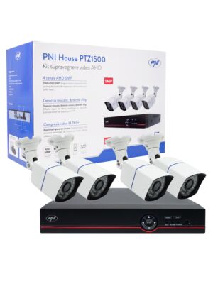 Kit di videosorveglianza AHD PNI House PTZ1500