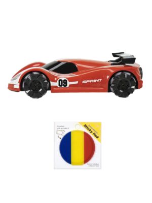 Confezione giocattolo auto sportiva Silvercloud RedOne con telecomando e bandierina adesiva inclusa.