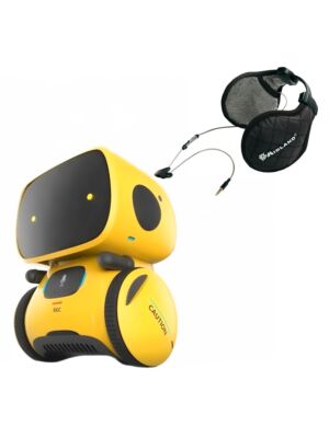 Pacchetto robot intelligente interattivo PNI Robo One, controllo vocale, pulsanti touch, cuffie gialle + Midland Subzero