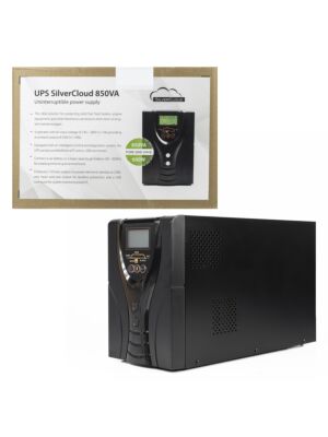 UPS SilverCloud 850VA con schermo LCD sinusoidale