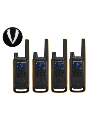 Auricolare Radio Con Microfono PTT Da 2,5 Mm Per Walkie-talkie Motorola TL-KR T92, T82, T62 E Compatibili