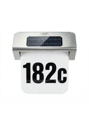 Lampada solare a LED PNI GreenHouse WS20 per l'illuminazione dei numeri civici.