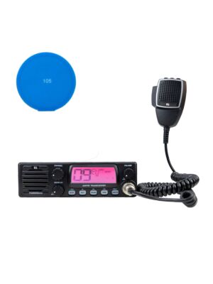 Pacchetto Radio CB TTi TCB-900 EVO + Tappetino adesivo regalo Blu