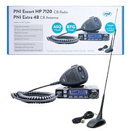 PNI - Pacchetto Cb Escort Hp 6500 Asq Escort + Cb Ml160 Antenna Con Magnete PNI - Pacchetto Cb Escort Hp 6500 Asq Escort + Cb Ml160 Antenna Con Magnete