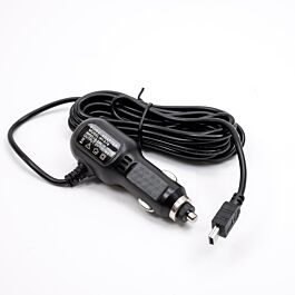 Caricabatteria da auto per cruscotto con micro USB e mini USB interfacce, cavo di alimentazione per registratori di guida, 3,5 m 12V/24V a DC5V 2A (L Interfaccia