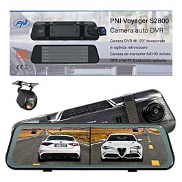 1080P HD Telecamera dash per auto a 3 lenti con visione notturna