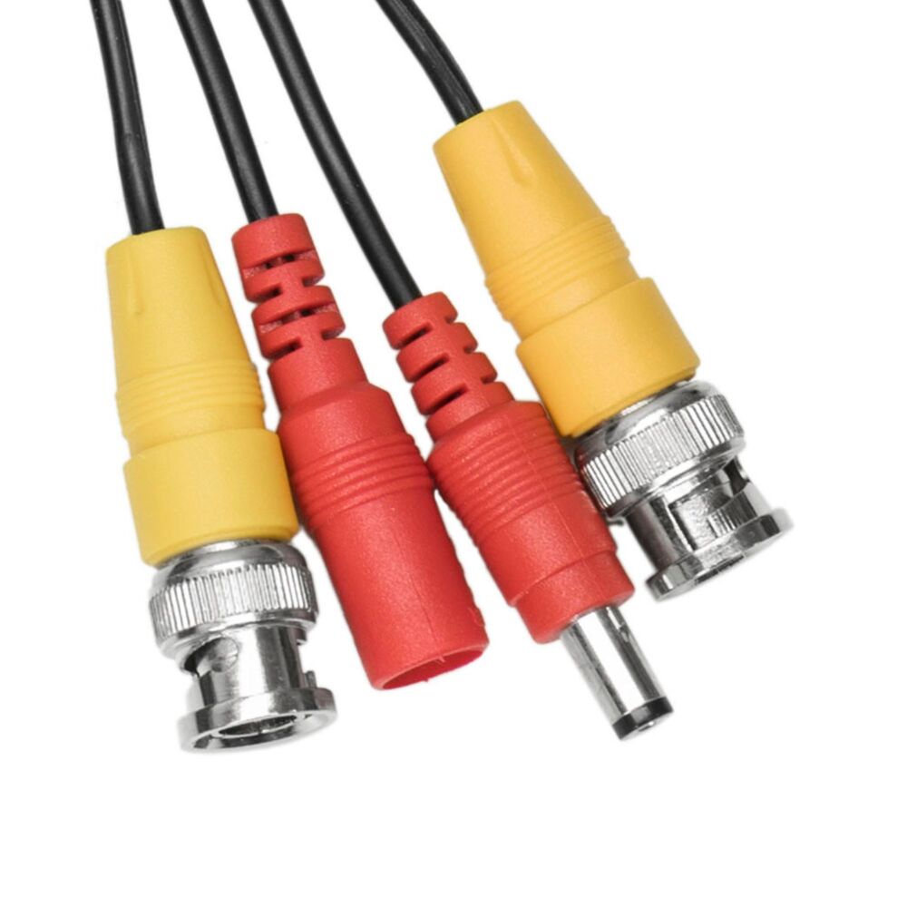 CAVO PER IMPIANTI DI VIDEOSORVEGLIANZA DA 20 M CON ALIMENTAZIONE DC