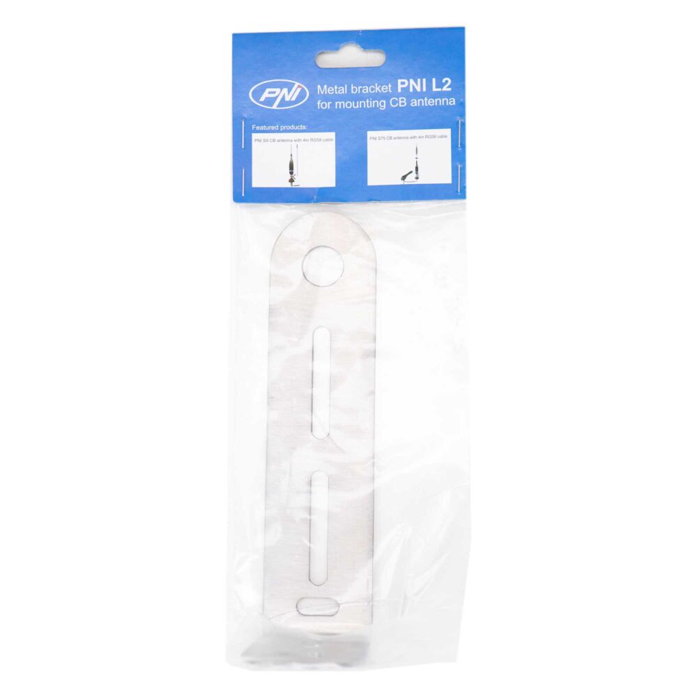 Supporto Metallico PNI L21 Per Antenna CB - Acciaio Inox 1,3mm, Montaggio Su Cofano O Bagagliaio - Foto 8