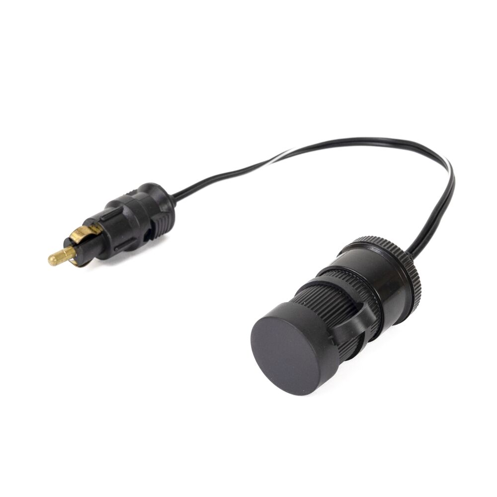 Adattatore Universale Per Presa Accendisigari Moto 12V – Spina Europea Per Presa DIN – 15A, 84mm