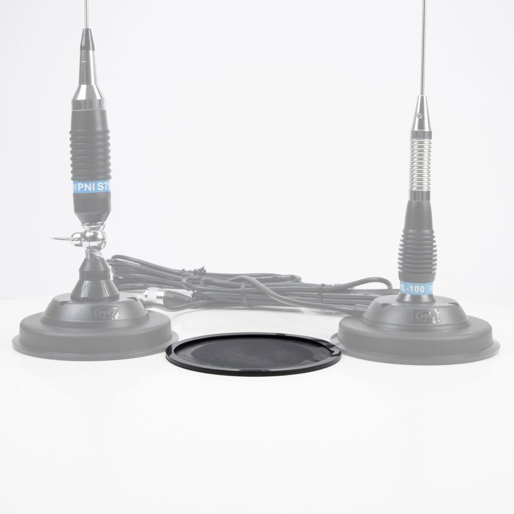 Antenna Radio AM/FM A Pinna Di Squalo, 9 Cm, Con Cavo Da 50 Cm, Colore Nero, In Gomma, ABS E Metallo, Compatibile Universale Per Auto E Camion - 2
